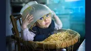 girl, child, spaghetti.webp