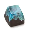 Resina-di-legno-Keycap-Neve-In-Montagna-Della-Novit-Keycaps-SA-Profilo-R1-Blu-Verde-Per.webp