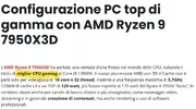 AMD 7950X3D = Miglior PC gaming