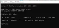 prompt dei comandi list disk.webp prompt dei comandi list disk.webp